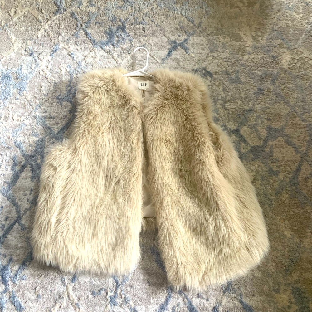 Faux fur vest